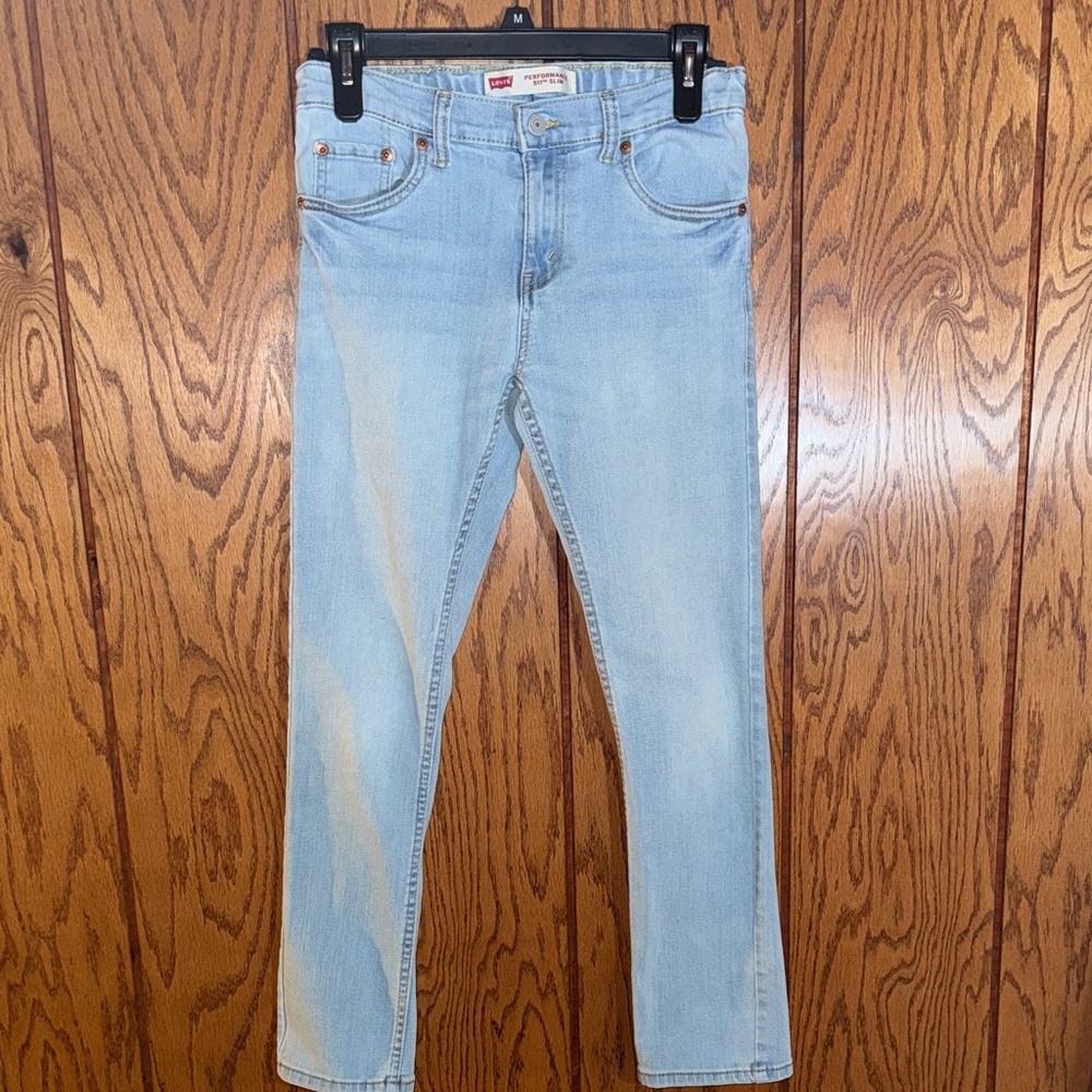 Performance 511 Slim Levi's Boys Light Blue  Jeans